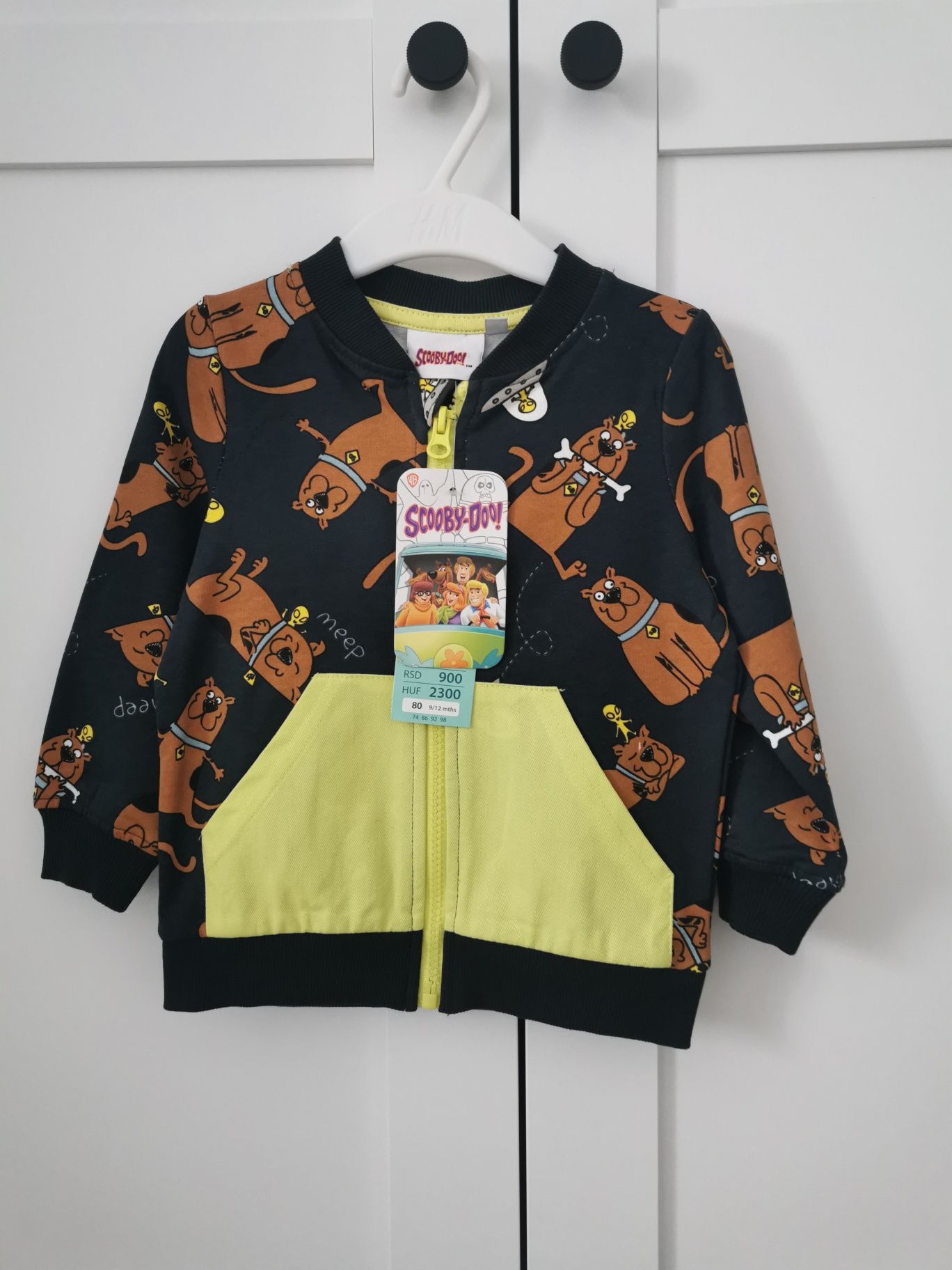 Bluza zapinana na zamek Scooby-Doo 80