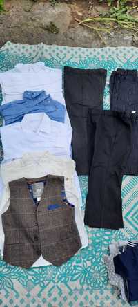 бомбер,рубашка белая,джинсы,худи 5-6 лет,116-122 next