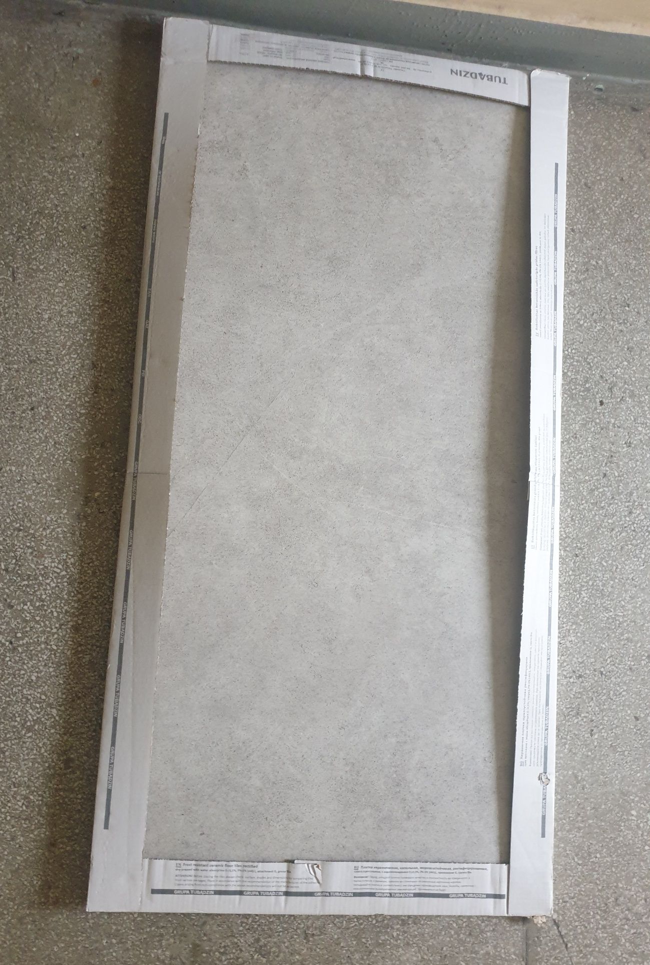 Tubądzin Aulla grey płytka gresowa 1198x598mm