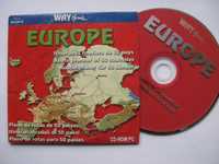 plyta CD mapa Europy