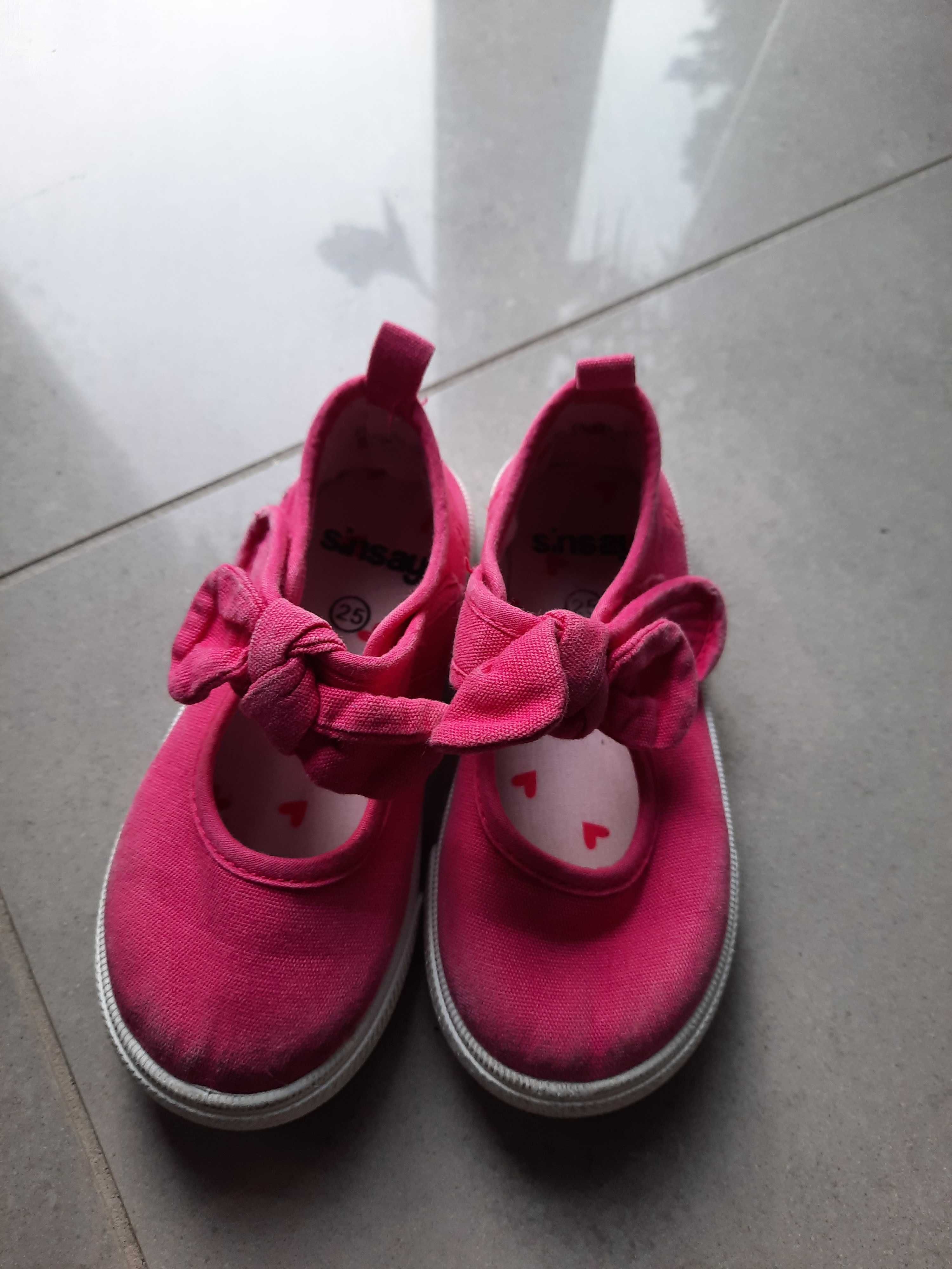Buty Sinsay 25 różowe