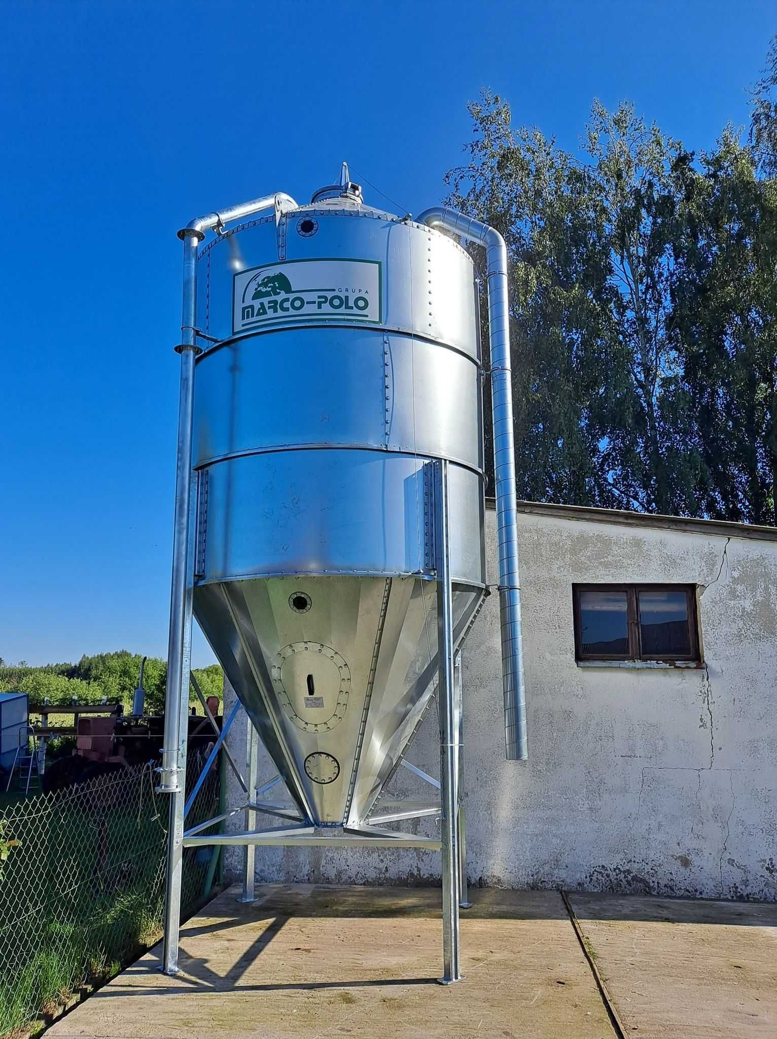 Silos 9 t 12 t 15 t 20 t 25 t 30 t 38t Nowe zbożowy paszowy Marco Polo