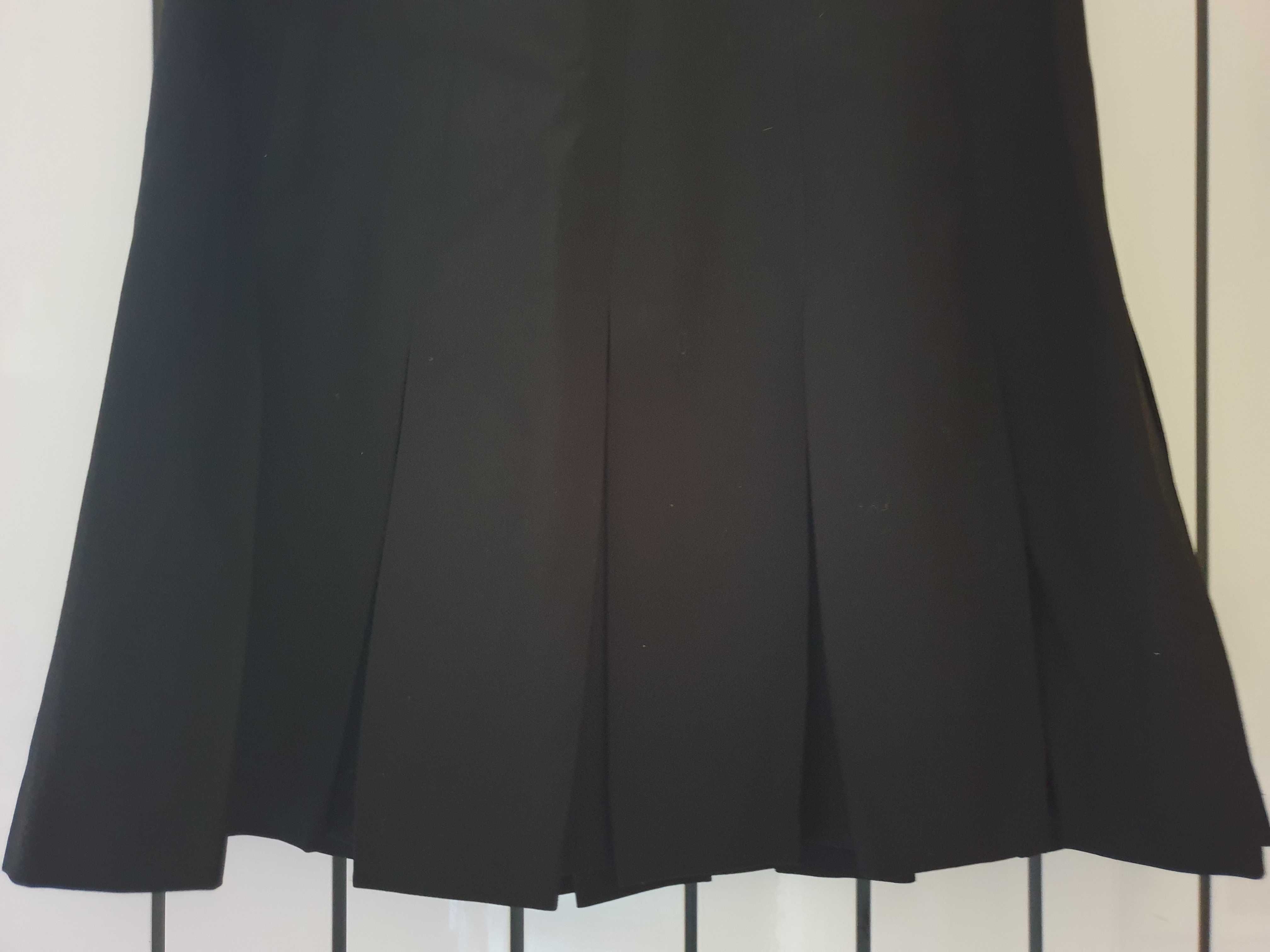 Czarna spódniczka plisowana Foxy r. 40
