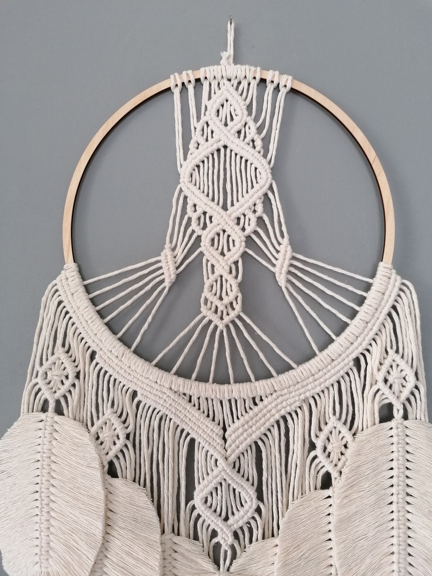 Łapacz snów Makrama Boho Home dekoracja dreamcatcher