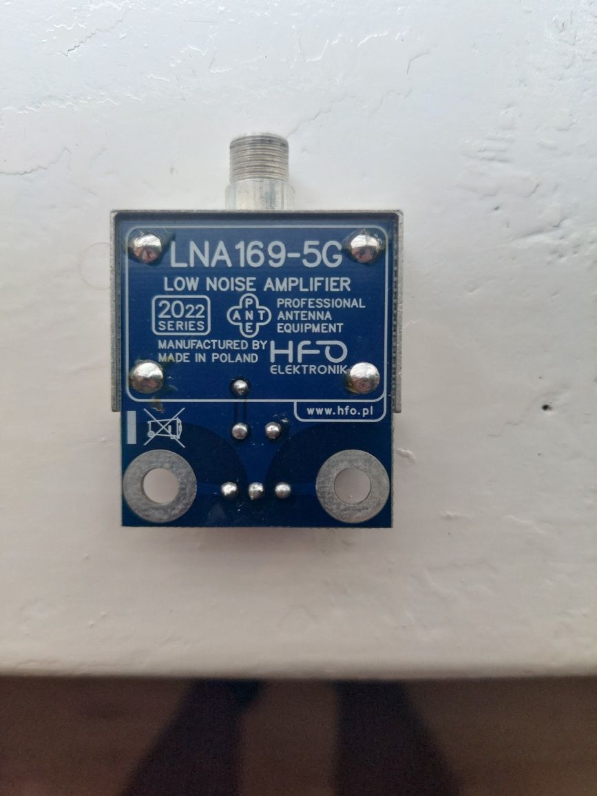 Wzmacniacz LNA 169 5G 32 dB