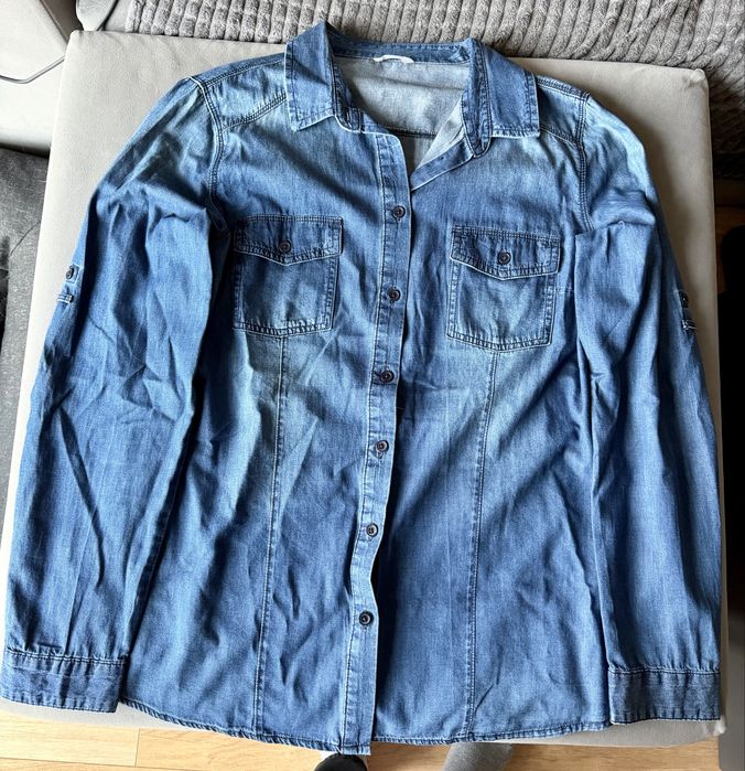 Zestaw ubrań - 4 sukienki i koszula jeansowa