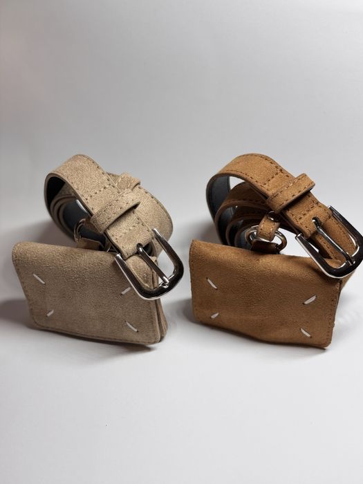 Замшевий ремінь Maison Margiela з гаманцем