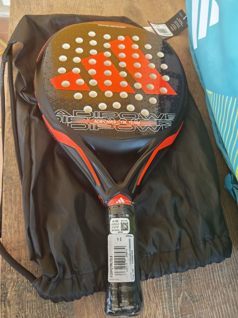 Saco Adidas Padel Azul Novo, Raquete Adidas Nova