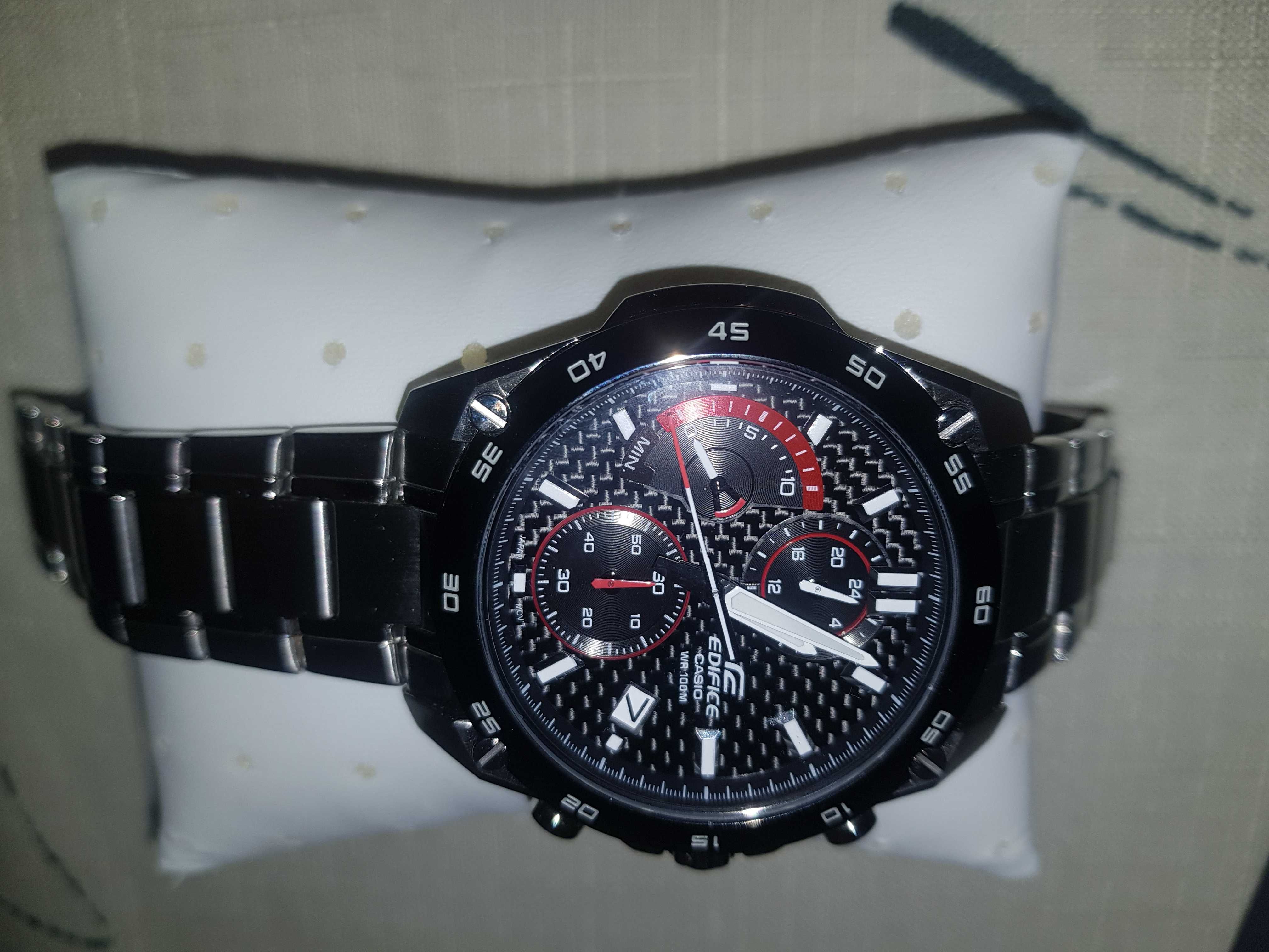 Zegarek Casio Edifice EFR-557CDB-1AVUEF oryginalny praktycznie nowy