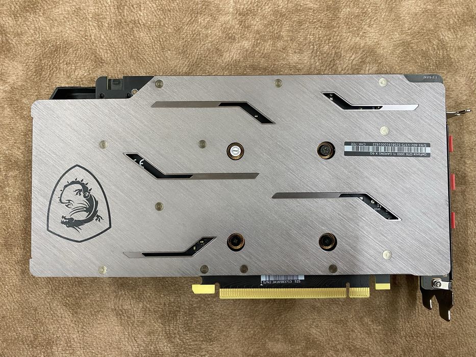 Видеокарта MSI GTX 1660 TI Gaming X 6G