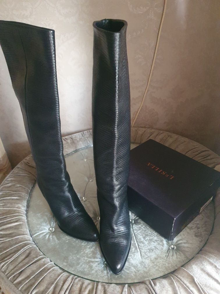 Сапоги трубы козаки Le silla оригинал
