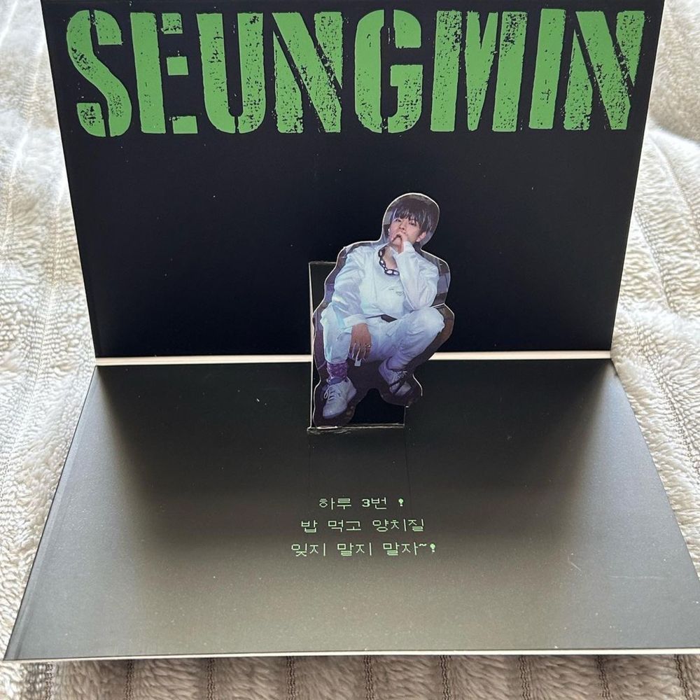 pop-up card bangchan / seungmin