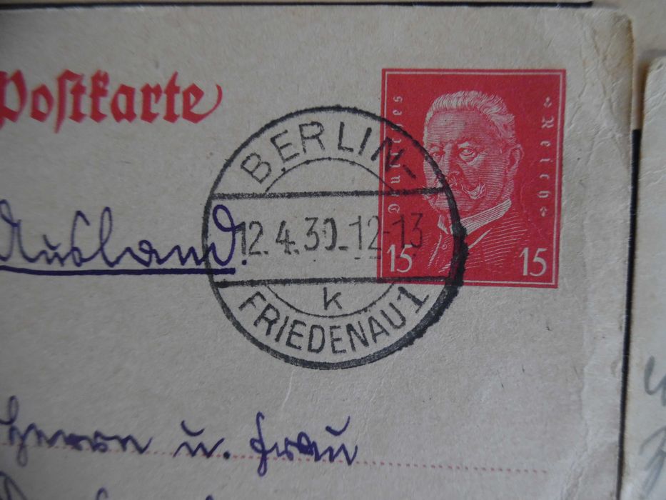 Selos Alemanha Nazi 1939/45- Império Alemão 6 (lote de 4 postais)