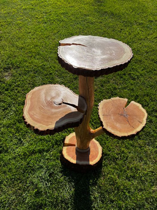 Drewniane Kwietnik z drewna naturalnego