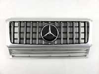 Решетка радиатора mercedes G W463 90-18г.GT стиль (Silver Chrome)