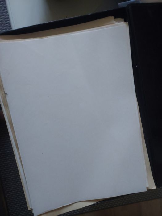 10 szt Stary papier PRL do maszyny do pisania lub drukaki
Papier biały