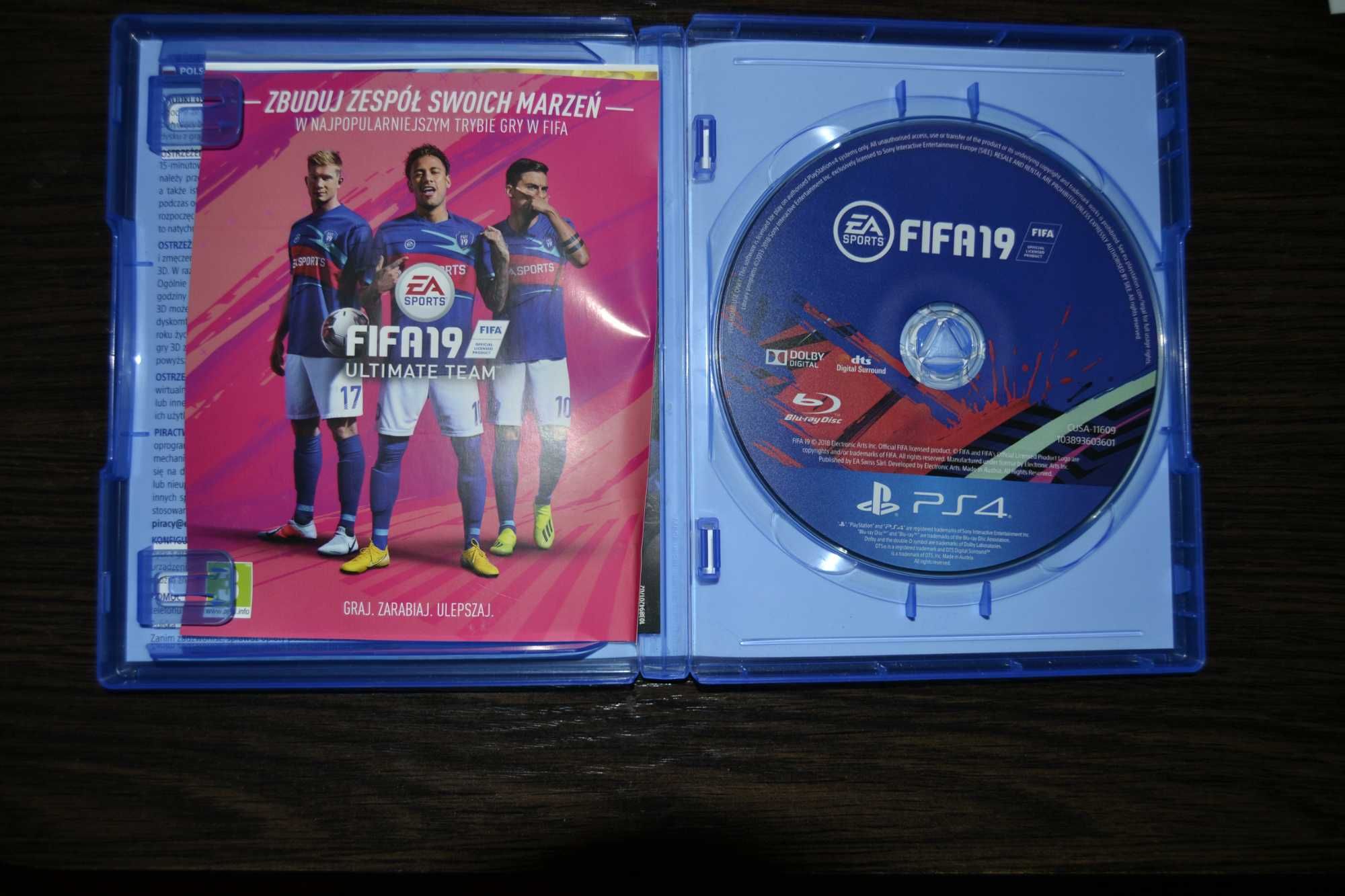 Диск FIFA 19 для Playstation 4