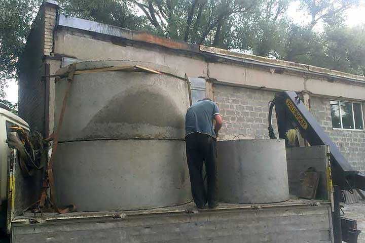 Кольца железобетонные колодезные с доставкой в Харькове