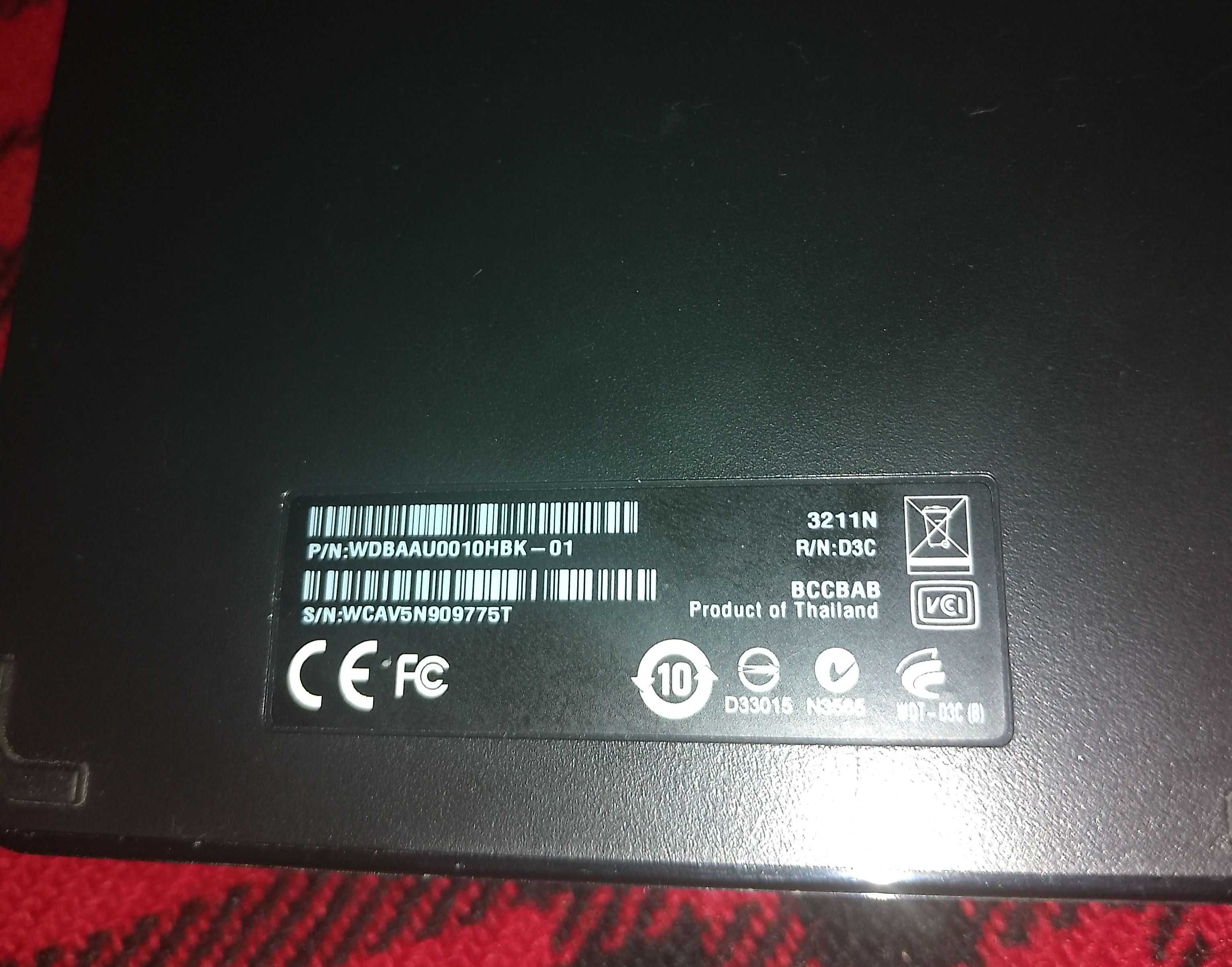 HDD WesternDigital (США) 1 ТБ размер 3,5 дюйма Тест Victoria
