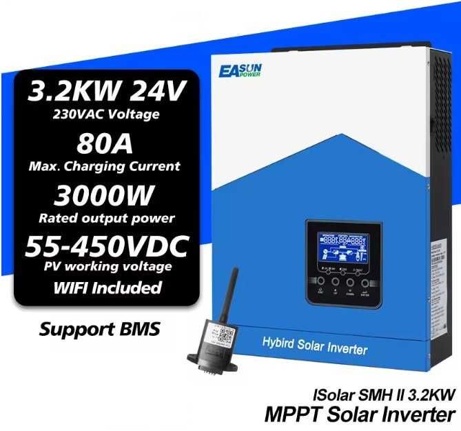 Inversor Híbrido Solar 2.2Kw 12V/ 3.2Kw 24V/ 4.2Kw 24V/ 6.2Kw 48V MPPT