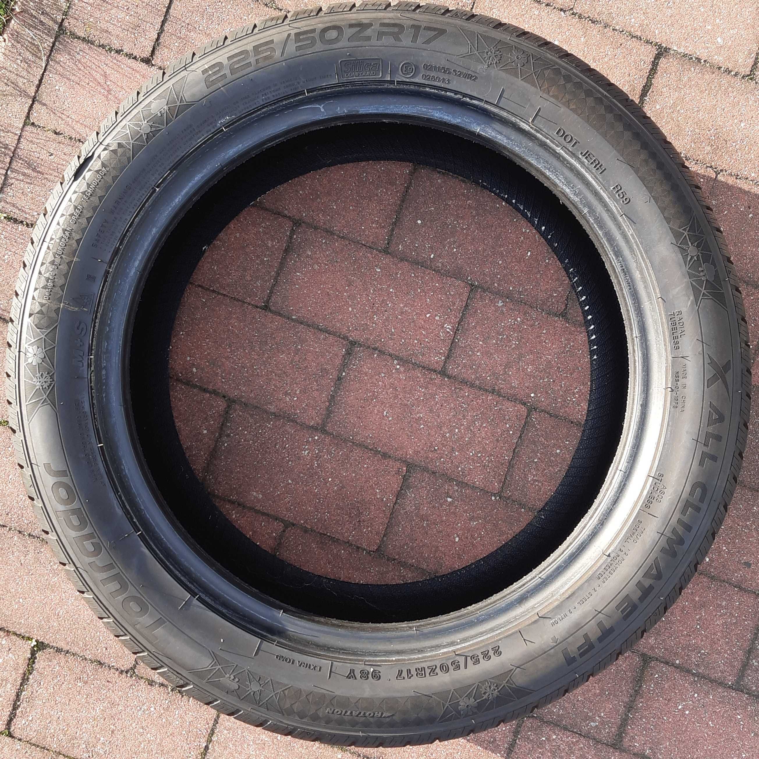 1x TOURADOR 225/50 ZR17 X ALL CLIMATE TF1 Y XL [5.5mm]