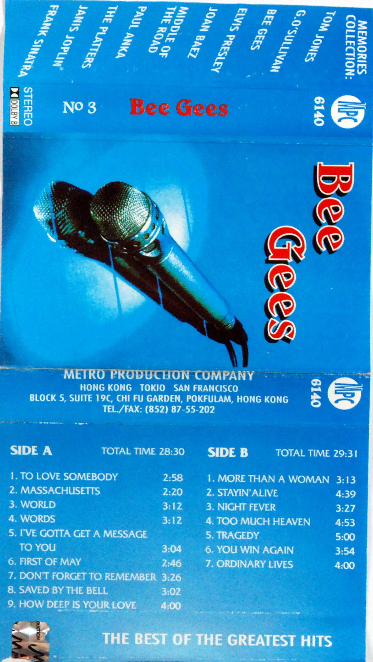 Bee Gees - The Best Of (kaseta) BDB