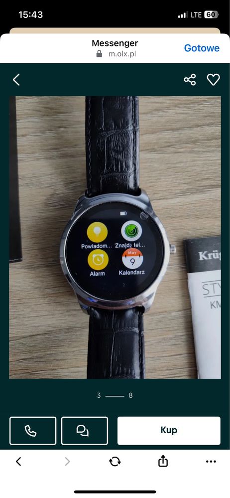 Smartwatch Kruger&Matz, jak nowy!