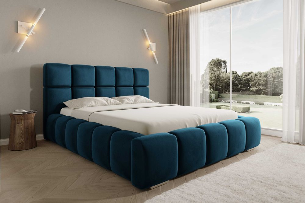 Nowoczesne Łóżko ASTI – Nowe, Wygodne, Gruba Pianka! - od Producenta