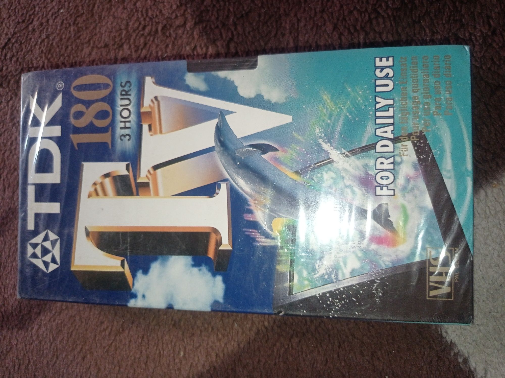Kaseta wideo vhs nowa w oryginalnym opakowaniu