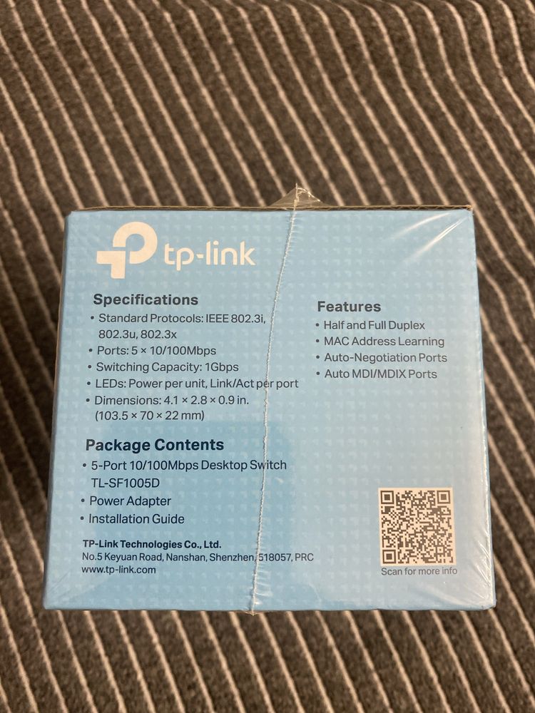 Switch tp link 5 portów tl-sf1005d