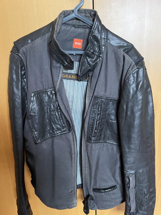 Casaco Hugo Boss Orange em pele