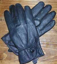 Кожаные перчатки (натуральная кожа) новые