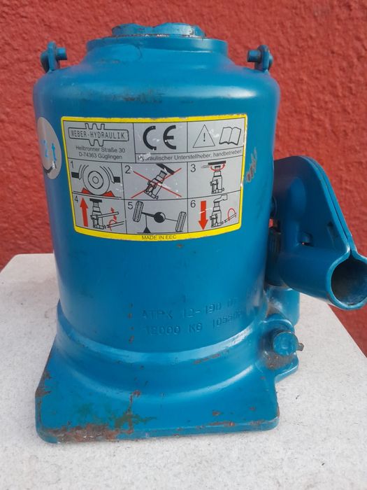podnośnik hydrauliczny butelkowy 12t weber hydraulik man mercedes