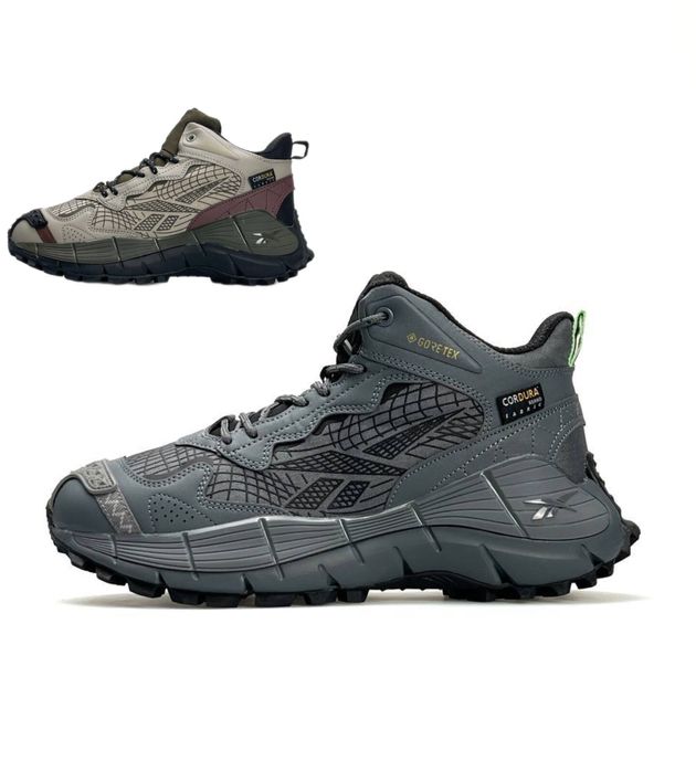 Зимові кросівки чоловічі Reebok Zig Kinetica 2.5 Edge Grey Fur 41-45р