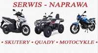 Naprawa serwis skuter quad cross