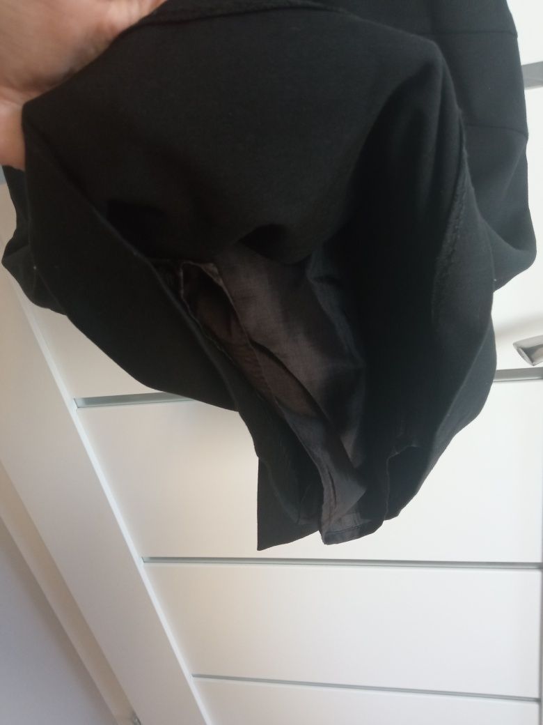 Czarna sukienka Chequer XS