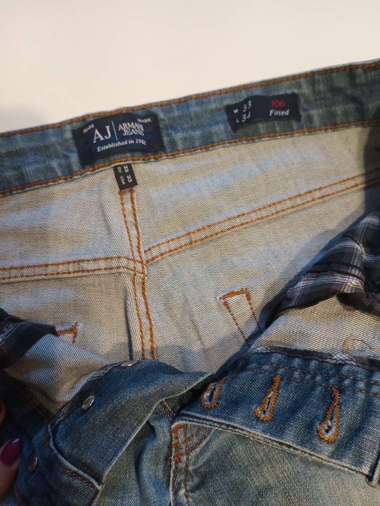 Armani jeans męskie 33/34