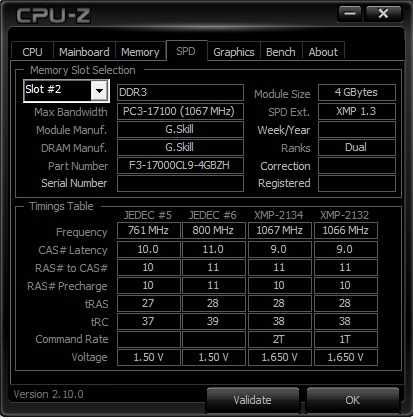 Оперативна пам'ять DDR3 G. Skill 2133Mhz