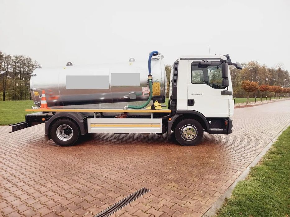 MAN TGL 12 220 !! EURO 5 !!!  Asenizacja ASENIZACYJNY BECZKA 6000 L Blokada Klima