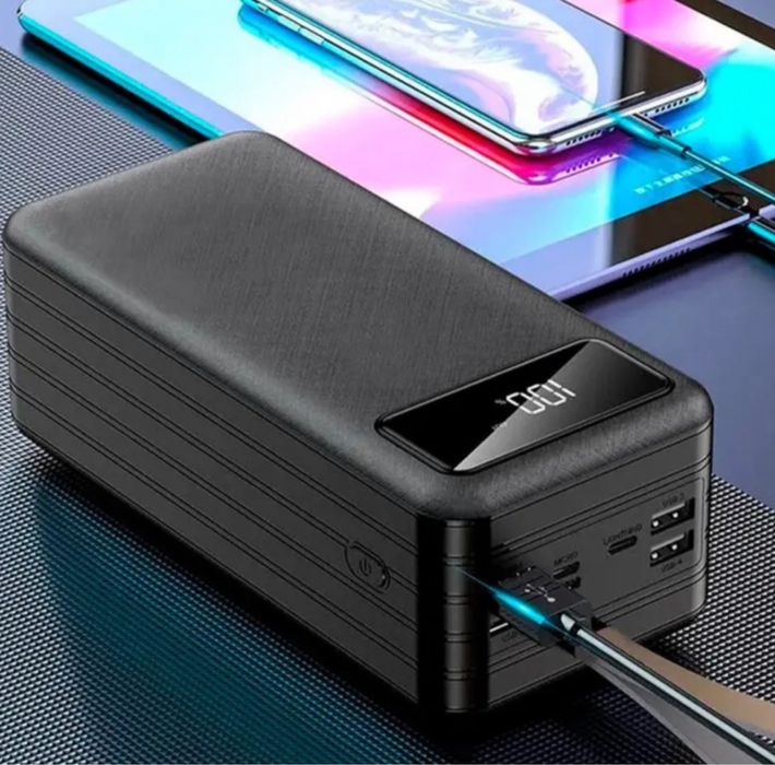 Павербанк Power bank 4 роз'єми I-Battery 100000 mAh 1,2кг