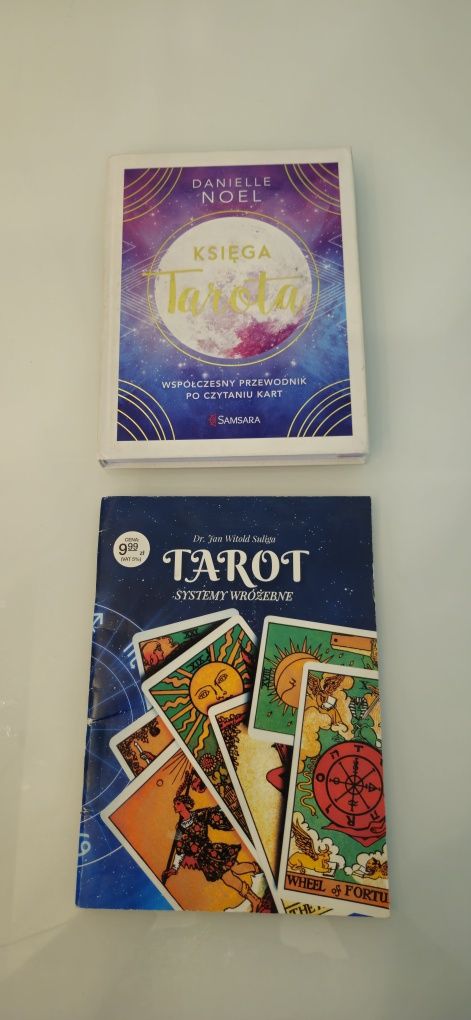 Zestaw książek tarota  Księga tarota i Tarot systemy wróżebne