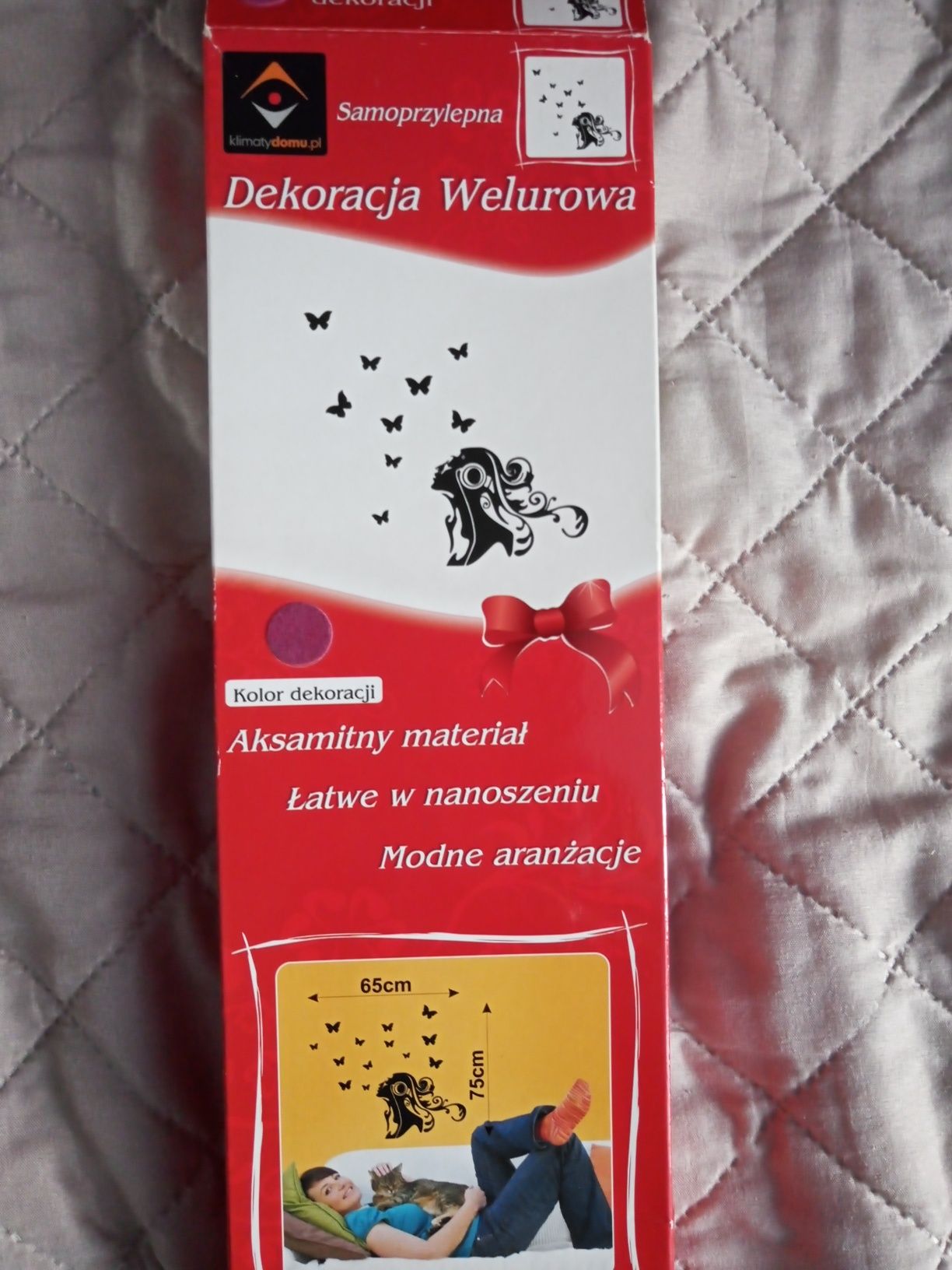 Dekoracja welurowa 65x70cm