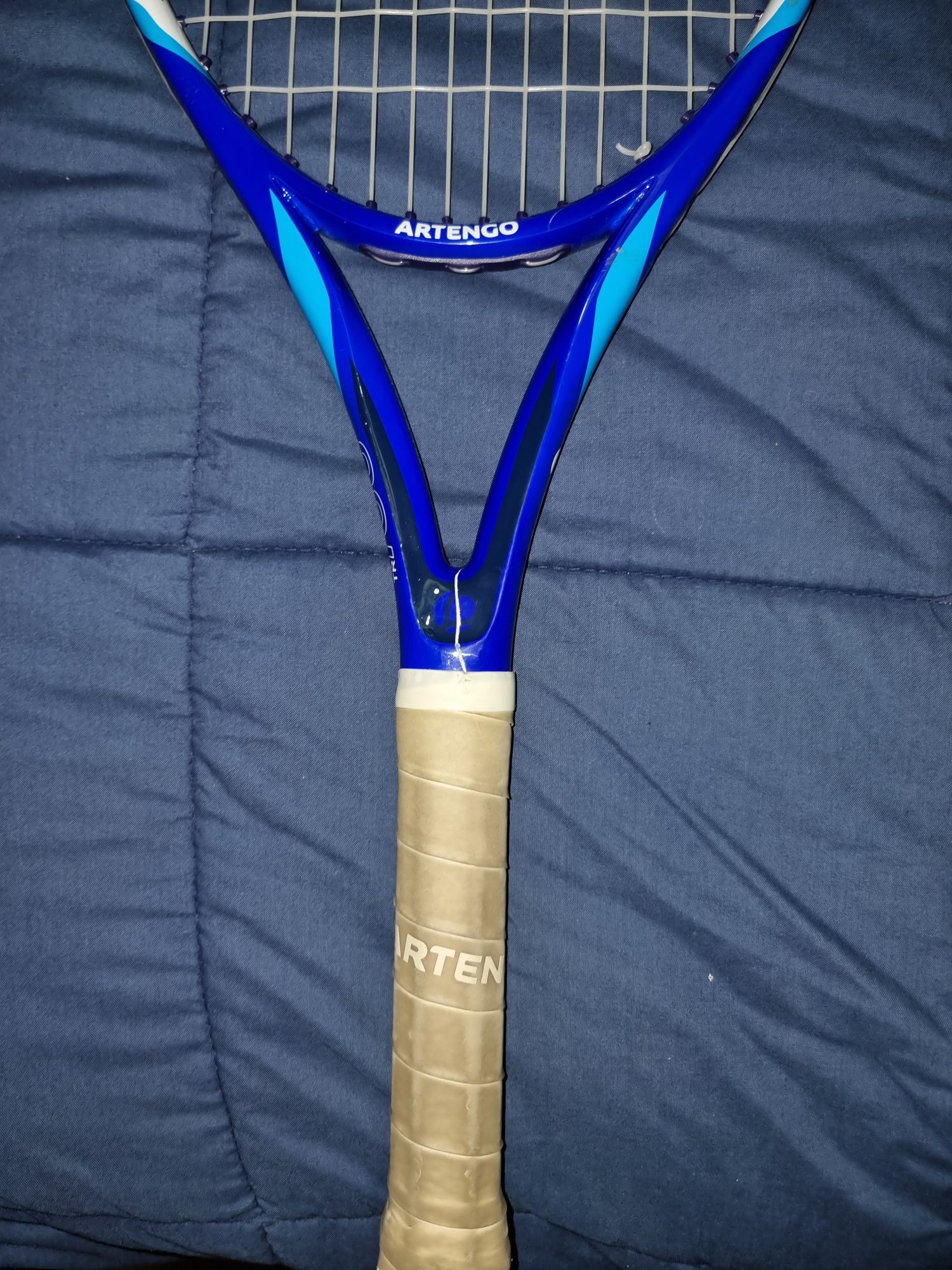 raquete de ténis tr 160 com antivibrador da wilson e capa