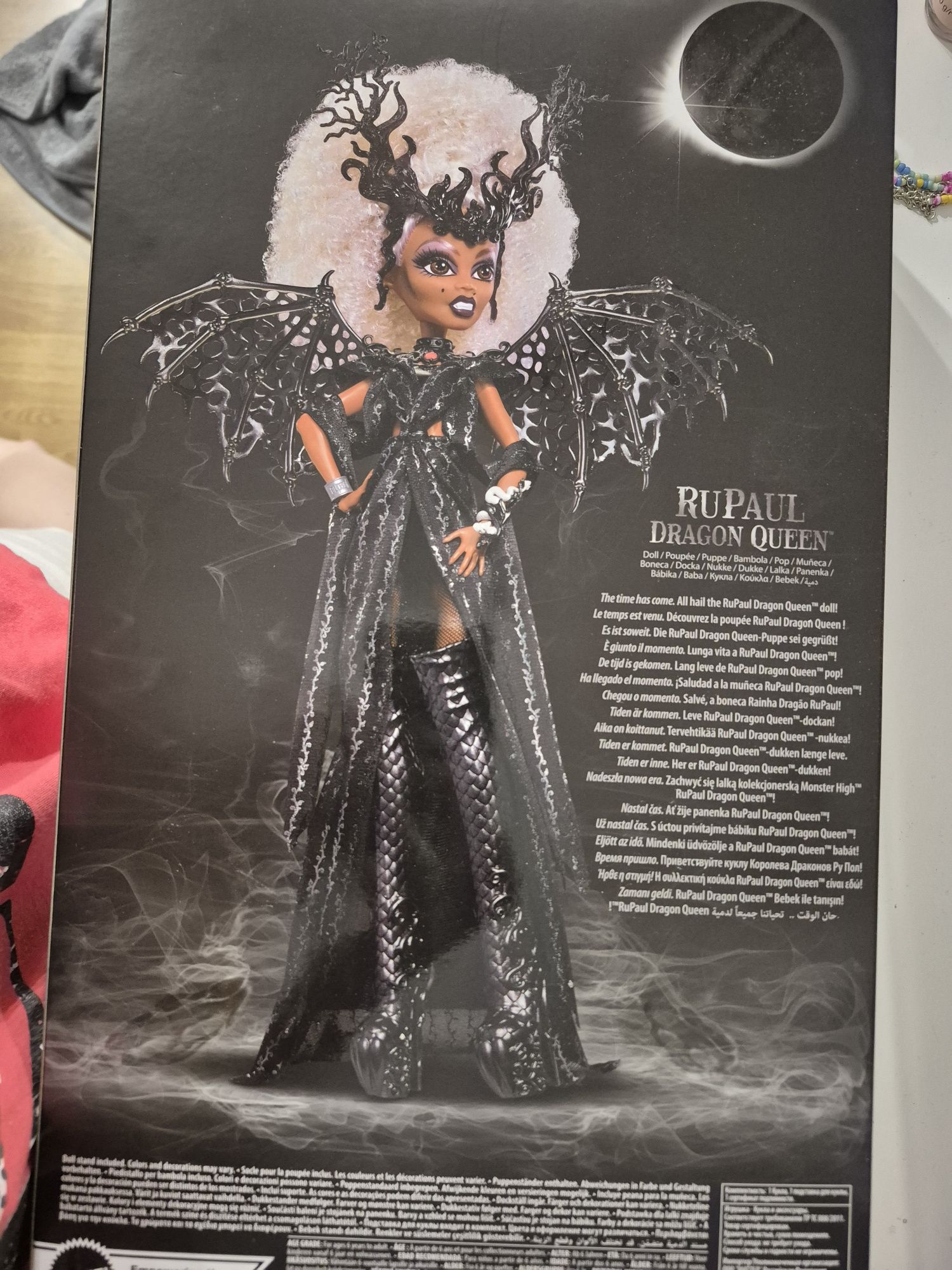 Monster High RuPaul Dragon Queen Mattel lalka NOWA Ru Paul