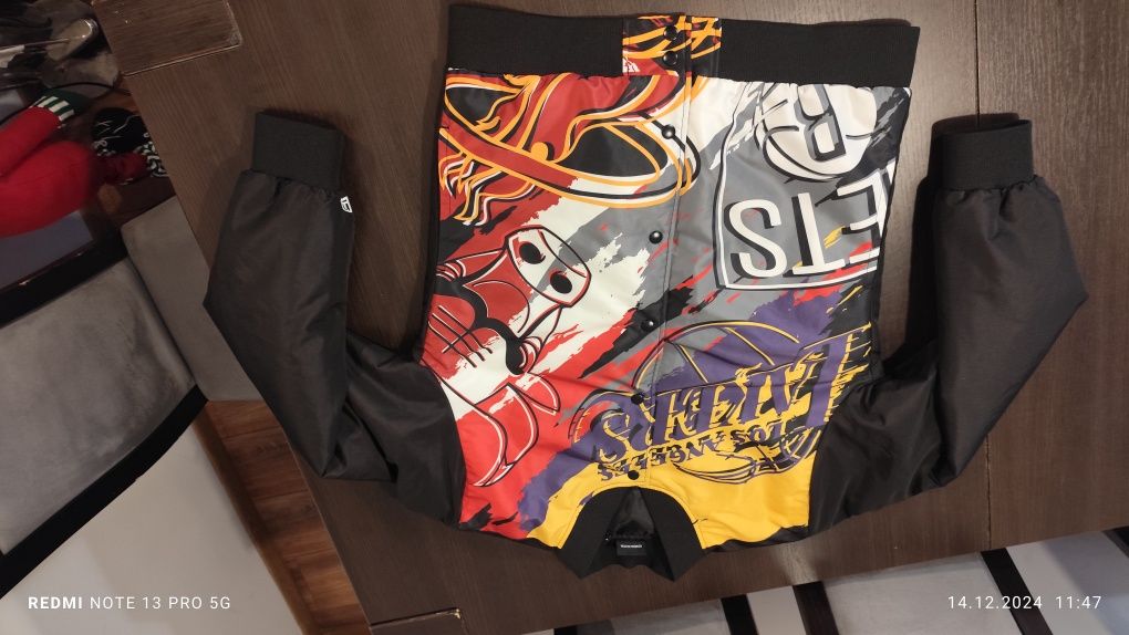 Kurtka NBA Bomber Jacket Lakers Bulls Heat Nets Bomberka bejsbolówka
