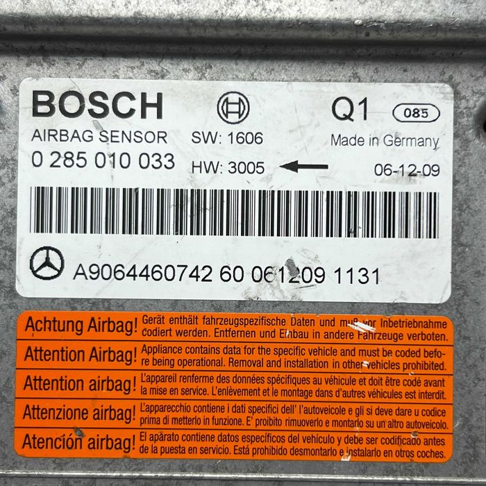 Блок управління AIR BAG А9064460742 на Мерседес Спрінтер W 906