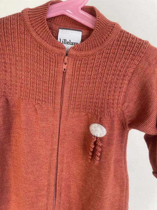 Kombinezon rampers lillelam 80 merino wełna