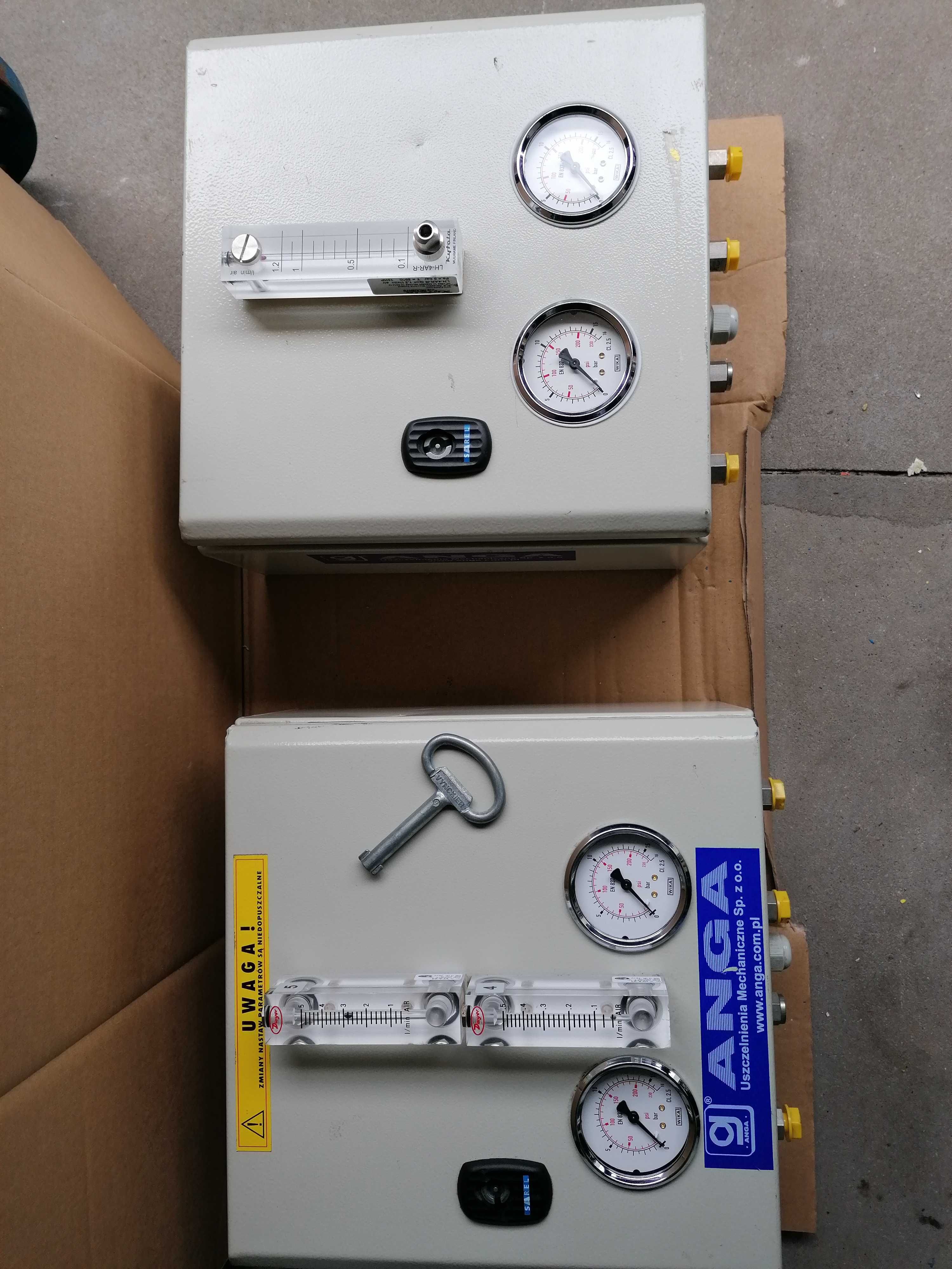 ANGA uszczelnienia mechaniczne  schemat pneumatyczny