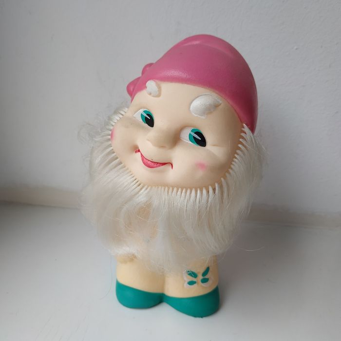 Резиновая игрушка ссср Гном