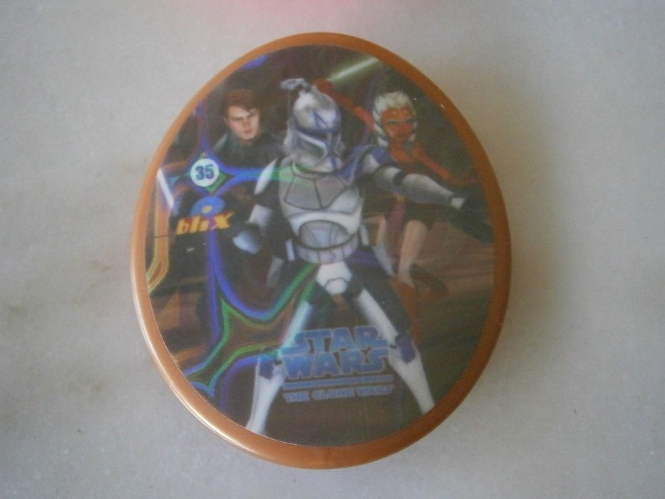 Coleção tazos Star Wars(14 tasos), c/novos